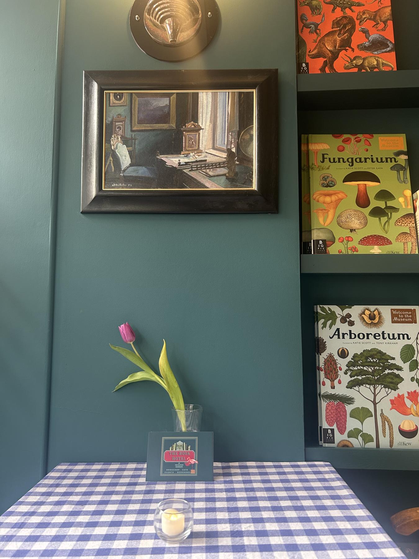 The Book Hotel bookshop detail